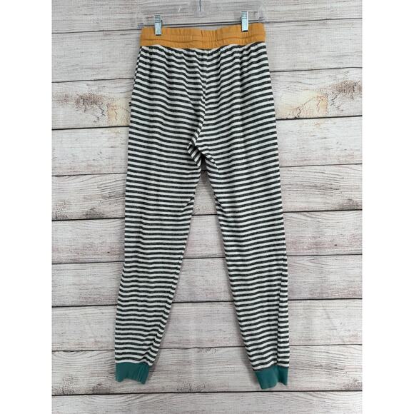 Sol Angeles Striped Colorblock Jogger Sweatpants Womens Small Black White - Picture 2 of 10